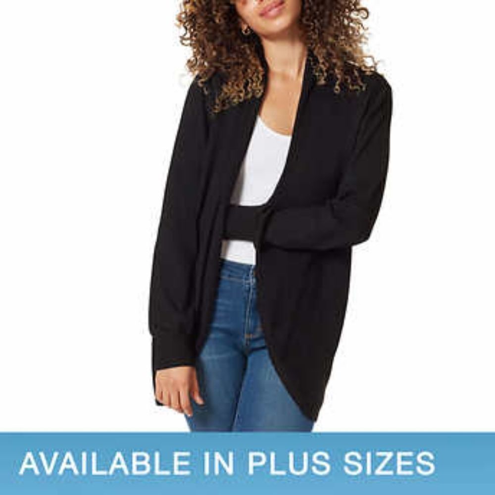 Ella Moss Cozy Cardigan, Black